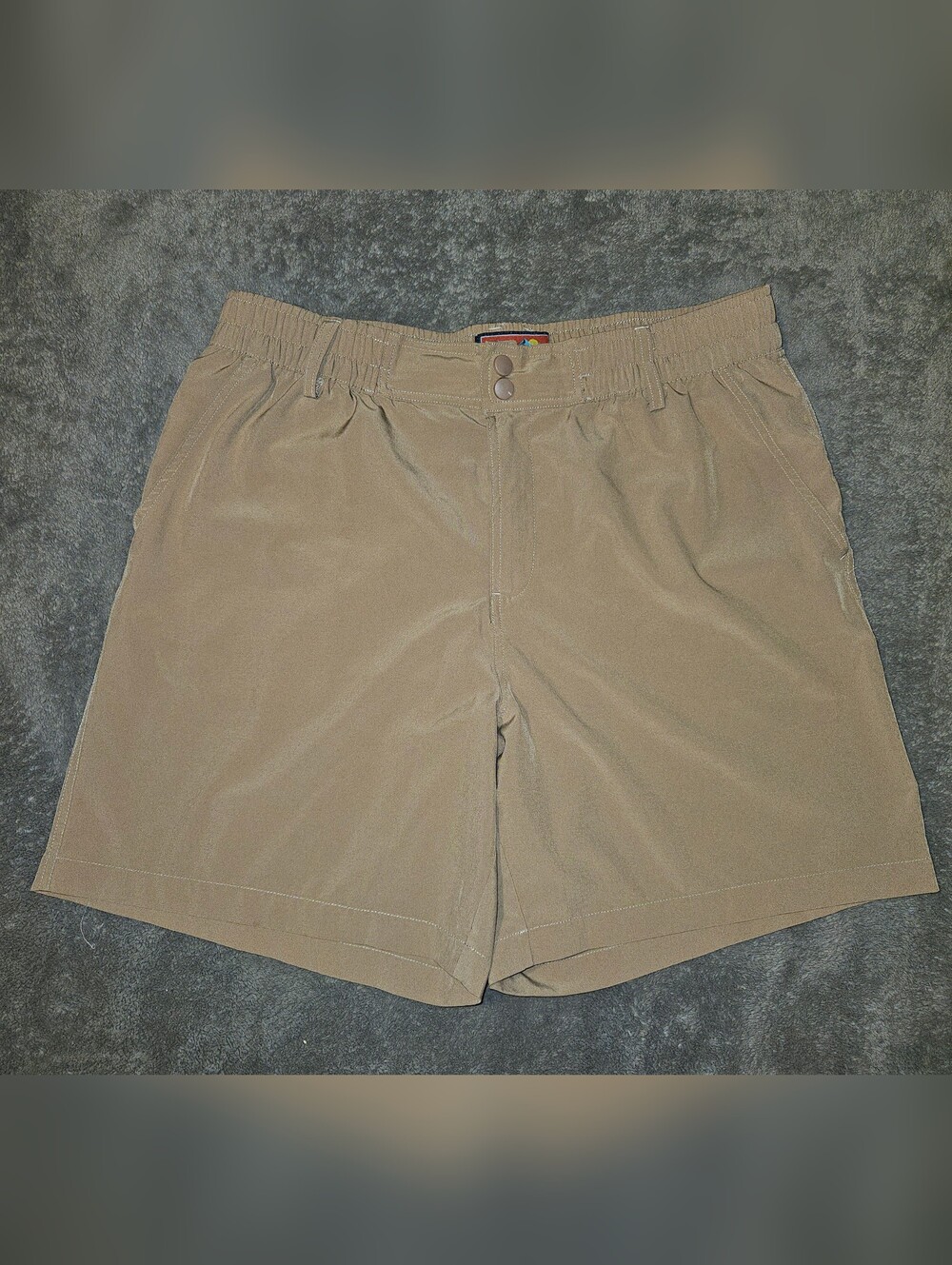 Burlebo - Everyday Shorts - Desert Tan w/ Ducks All Over Pockets